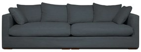 Szara sztruksowa sofa 266 cm Comfy – Scandic