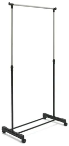 Czarny metalowy stojak na ubrania 85x94x48 cm – Addis