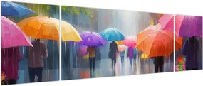 Obraz - Deszczowy dzień (170x50 cm)