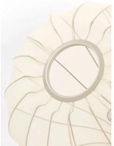 Beżowa lampa wisząca z tekstylnym kloszem ø 50 cm Elati – Light &amp; Living