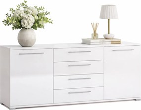 Biała nowoczesna komoda 150 cm C1-R17