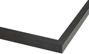 Czarne lustro drewniane wiszące W5-G03