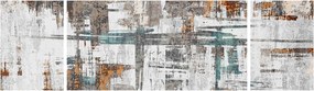 Obraz - Abstrakcyjne pociągnięcia (170x50 cm)