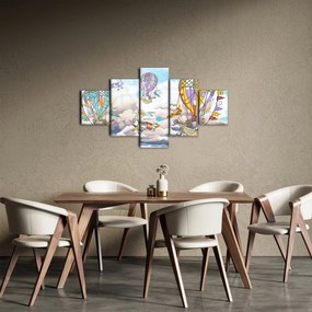 Obraz - Wyprawa w chmurach (125x70 cm)