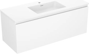 Mexen Orio szafka łazienkowa 120 cm z umywalką Otis, 1 szuflada, biała mat - 91A10-12047-1-BF01-W18M01