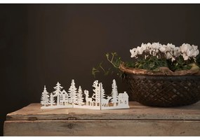 Biała dekoracja świetlna ze świątecznym motywem Fauna – Star Trading