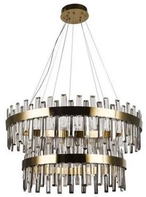 LED ściemnialny kryształowy żyrandol na linkę LED/190W/230V + DO