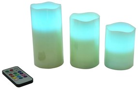 Świeczki LED zestaw 3 szt. (wysokość 10 cm) – Hilight