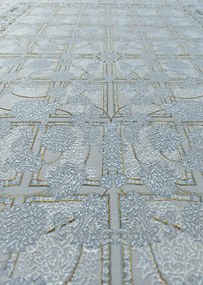 Dywan klasyczny Milan Ornament szary 200 cm x 290 cm
