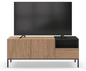 Szafka pod TV w naturalnym kolorze 140x55 cm Cailin – Marckeric