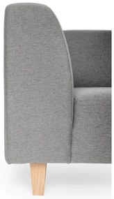 Szara sofa Scandic Diva, 216 cm