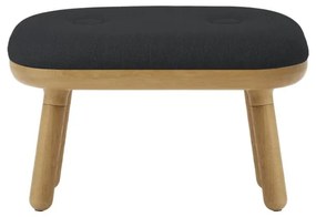 Antracytowo-naturalny stołek Paff Low – UMAGE