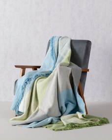 Koc Cosy Home 150x200cm Pastel Green&Blue
