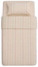 Beżowa pościel dziecięca jednoosobowa z bawełny organicznej z prześcieradłem 150x220 cm Indani – Kave Home