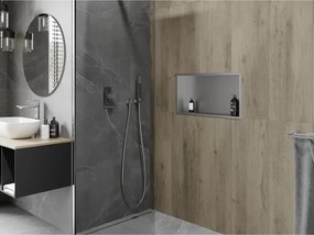 Mexen X-Wall-R półka wnękowa z kołnierzem 60 x 30 cm, inox - 1910603010