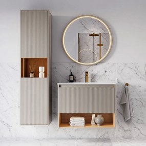 Zestaw mebli łazienkowych BELDIVO 80 cm z umywalką ceramiczną