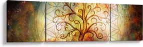 Abstrakcyjny obraz drzewa (170x50 cm)