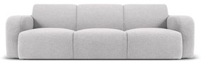 Jasnoszara sofa z materiału bouclé 235 cm Molino – Micadoni Home