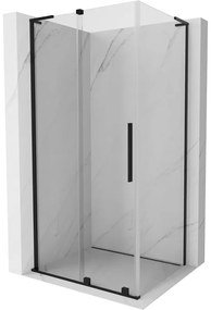Mexen Velar L kabina prysznicowa rozsuwana 120 x 80 cm, transparent, czarna- 871-120-080-03-70