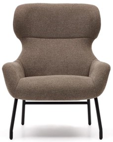 Brązowy fotel Belina – Kave Home