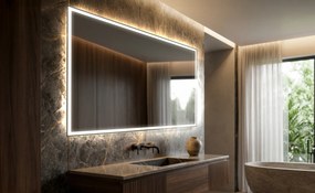 120x70 Lustro Łazienkowe Podświetlane LED49
