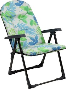 KADAX Leżak ogrodowy Soller 116 x 70 cm "Liście"