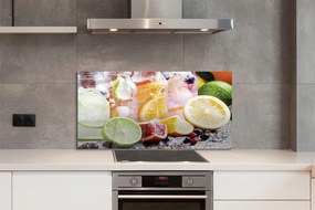 Szklany Panel Owocowe Koktajle w Słoikach