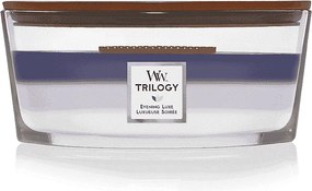 Świeca zapachowa elipsa, Evening Luxe, fioletowy 453 gr