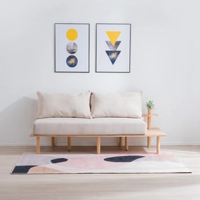 Sofa ze stolikiem bocznym i poduszkami Seri, styl skandynawski