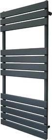 Grzejnik łazienkowy płaski – 1200 mm x 600 mm – antracytowo-szary