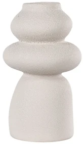 Kremowy kamionkowy wazon (wysokość 26,5 cm) – House Nordic