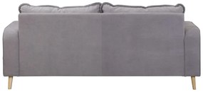 Szara sofa 193 cm Beata – Ropez