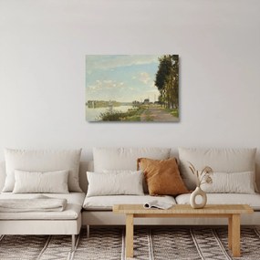 Obraz na szkle - Claude Monet, Argenteuil, reprodukcje (70x50 cm)