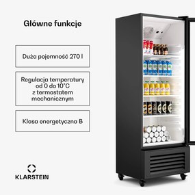 Klarstein GrandCooler lodówka na napoje | 270 l