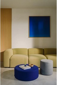 Szary wełniany puf Folk – noo.ma