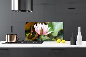 Panel Szklany Subtelny Pąk Kwiatowy