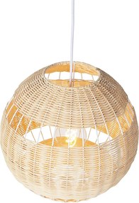 Lampa wisząca rustykalna z rattanu - Rattan