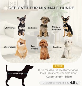 PawHut Łóżko dla Zwierząt Domowych z Nogami z Drewna, Podniesione, z Pokrowcem Flanelowym, Zdejmowana Poduszka, Szary