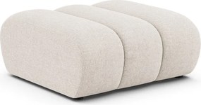 Kremowy podnóżek z tkaniny szenilowej Lupine – Micadoni