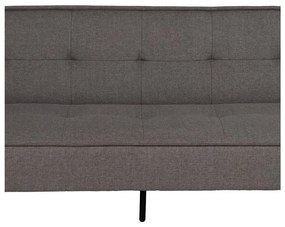 Szara rozkładana sofa z tkaniny szenilowej 181 cm – Ixia