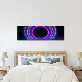 Obraz kolorowych kółek (170x50 cm)