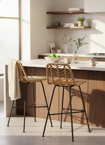 Nowoczesny hoker rattanowy H3-B92