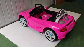AIYAPLAY Dziecięcy samochód elektryczny Porsche 12V z akumulatorem litowym, pilotem, 2 silniki, łagodny start, tylne zawieszenie | Aosom PL