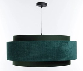 Zielona nowoczesna lampa wisząca welurowa - 6X A353 G6-Z68