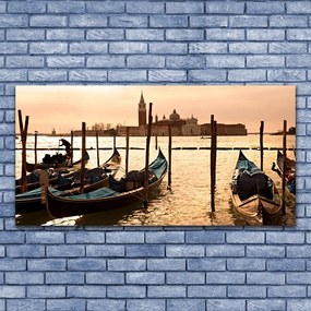 Obraz na płótnie Łódź Rybacka na Morzu