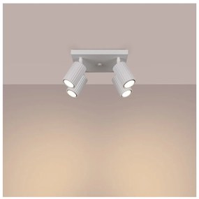 Biała lampa sufitowa 25x25 cm Gleam – Nice Lamps