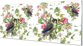 Panel Szklany Poranne Spotkanie na Gałęzi