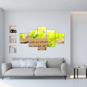 Obraz - Cytat (125x70 cm)