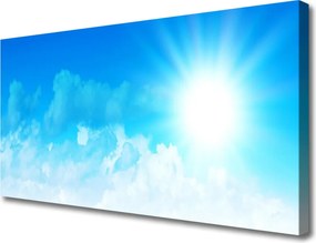 Obraz canvas Blask Słońca nad Horyzontem