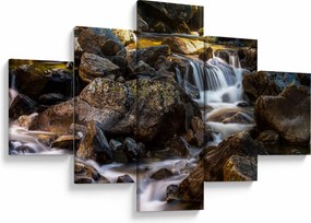 Obraz skalistego strumienia (125x70 cm)